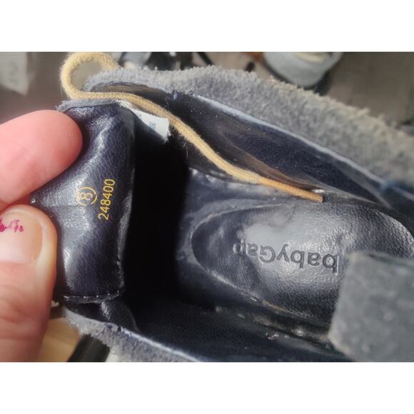 Gap Navy Blue sz 8 suede booties - Picture 7 of 7